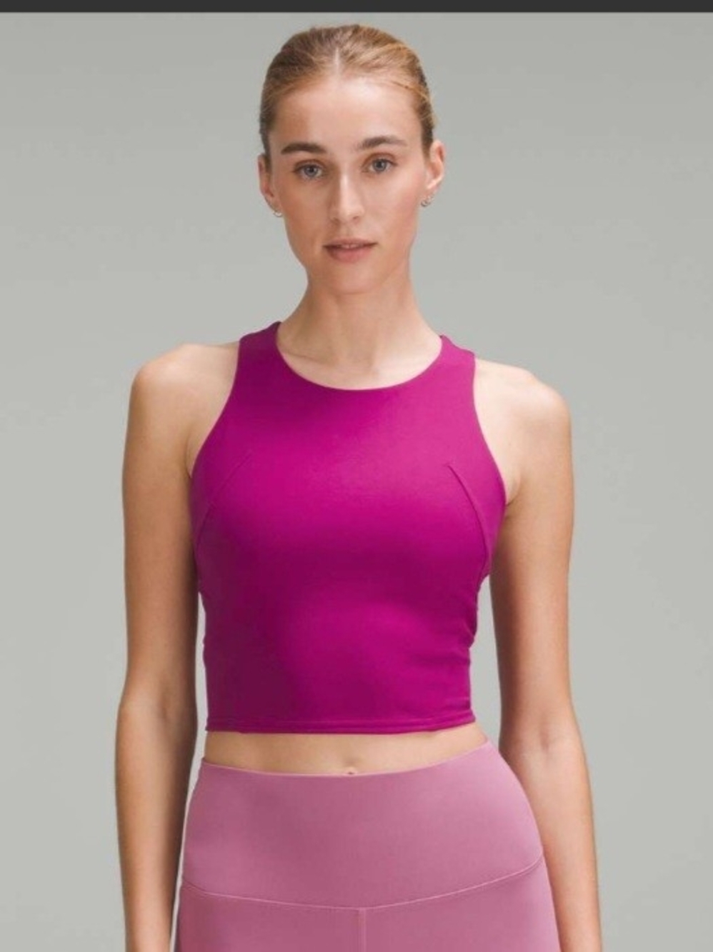 NWT Lululemon Wunder Train Racerback Tank Top Magenta Purple Retail: $70 Size 2